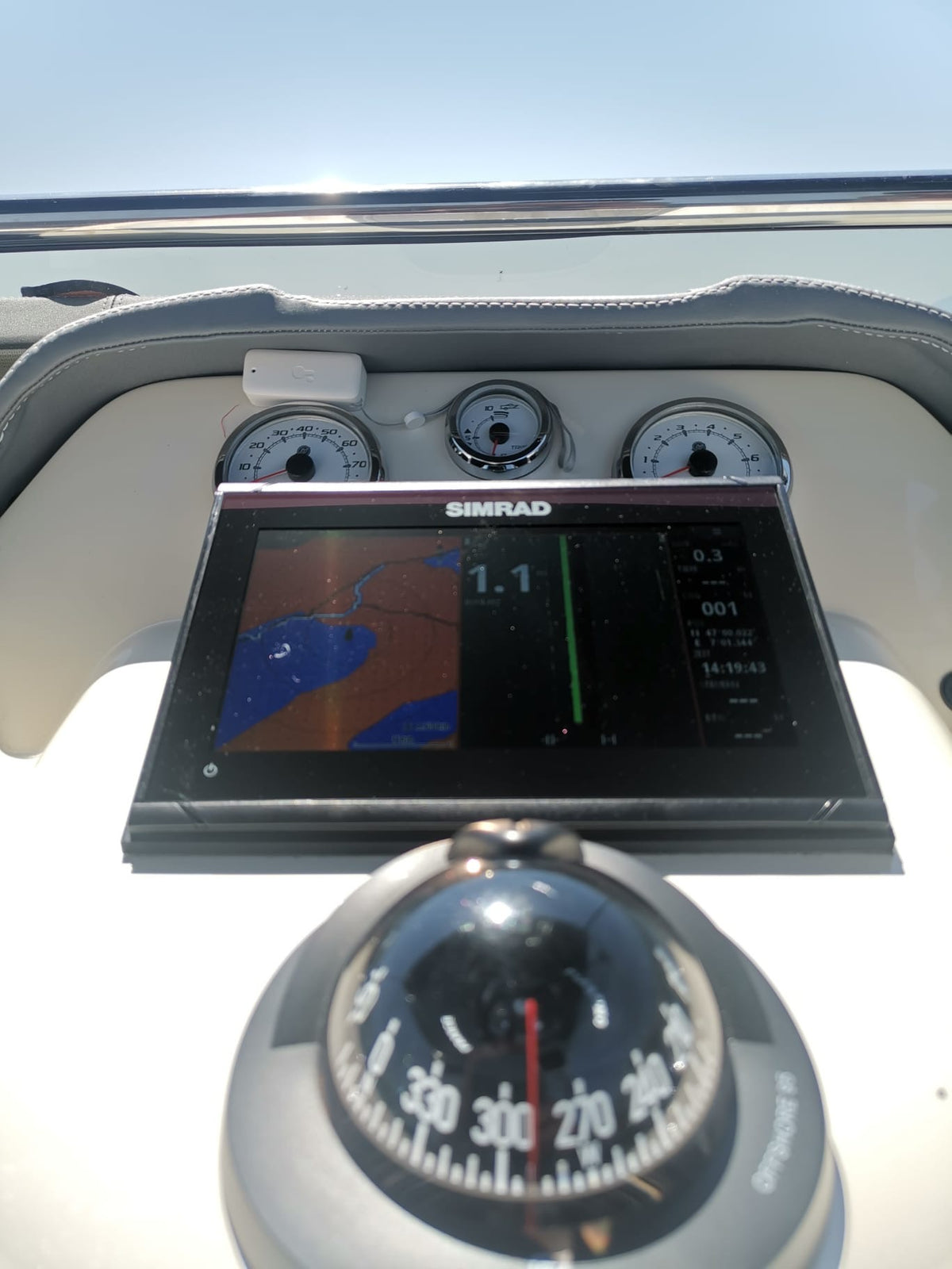 Simrad G09 Erhöhung