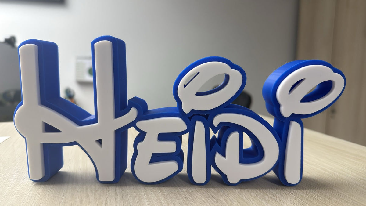 Personalisiertes 3D-Namensschild – Individuelle Namensdeko aus 3D-Druck
