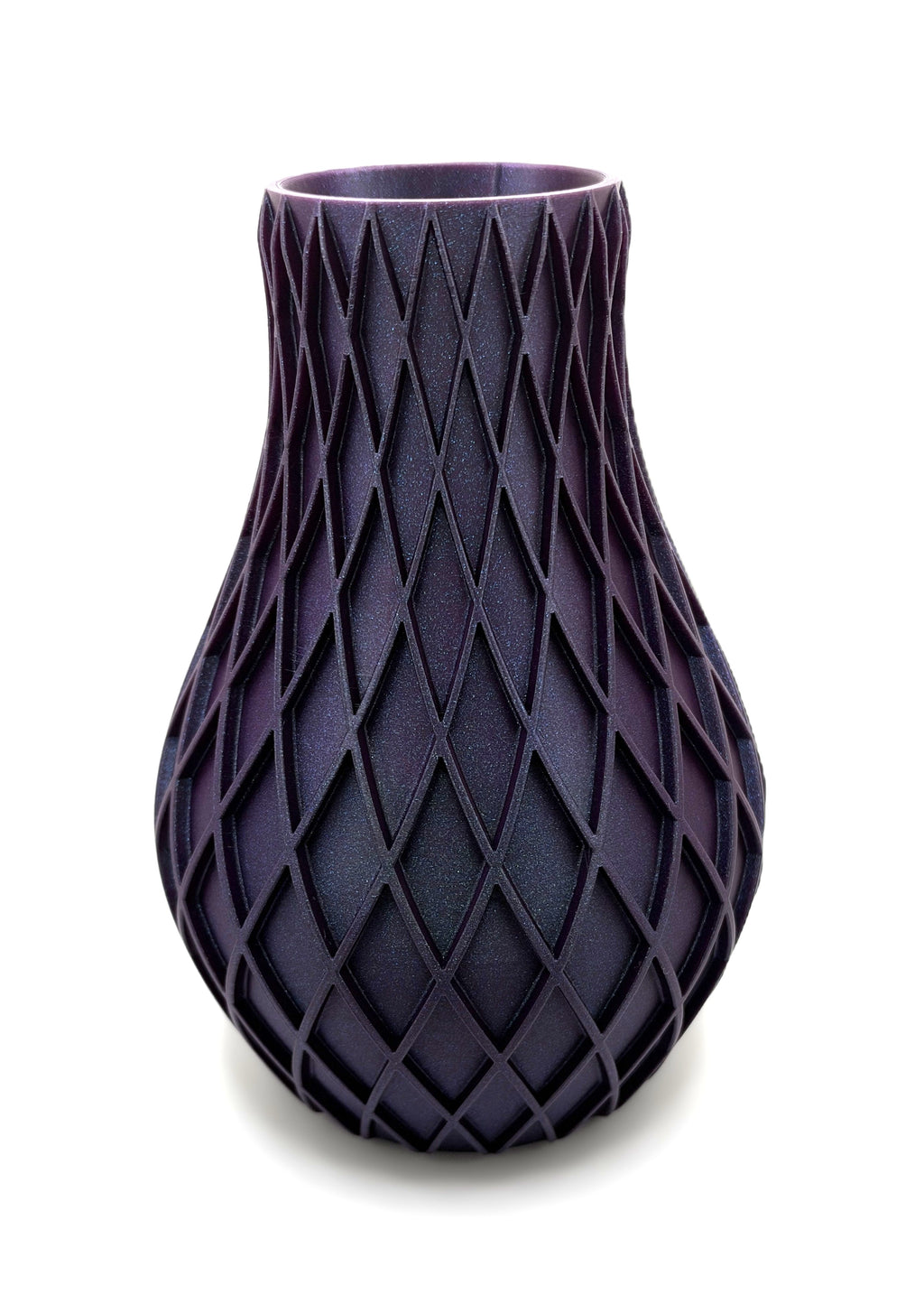 Vase mit Rautenmuster