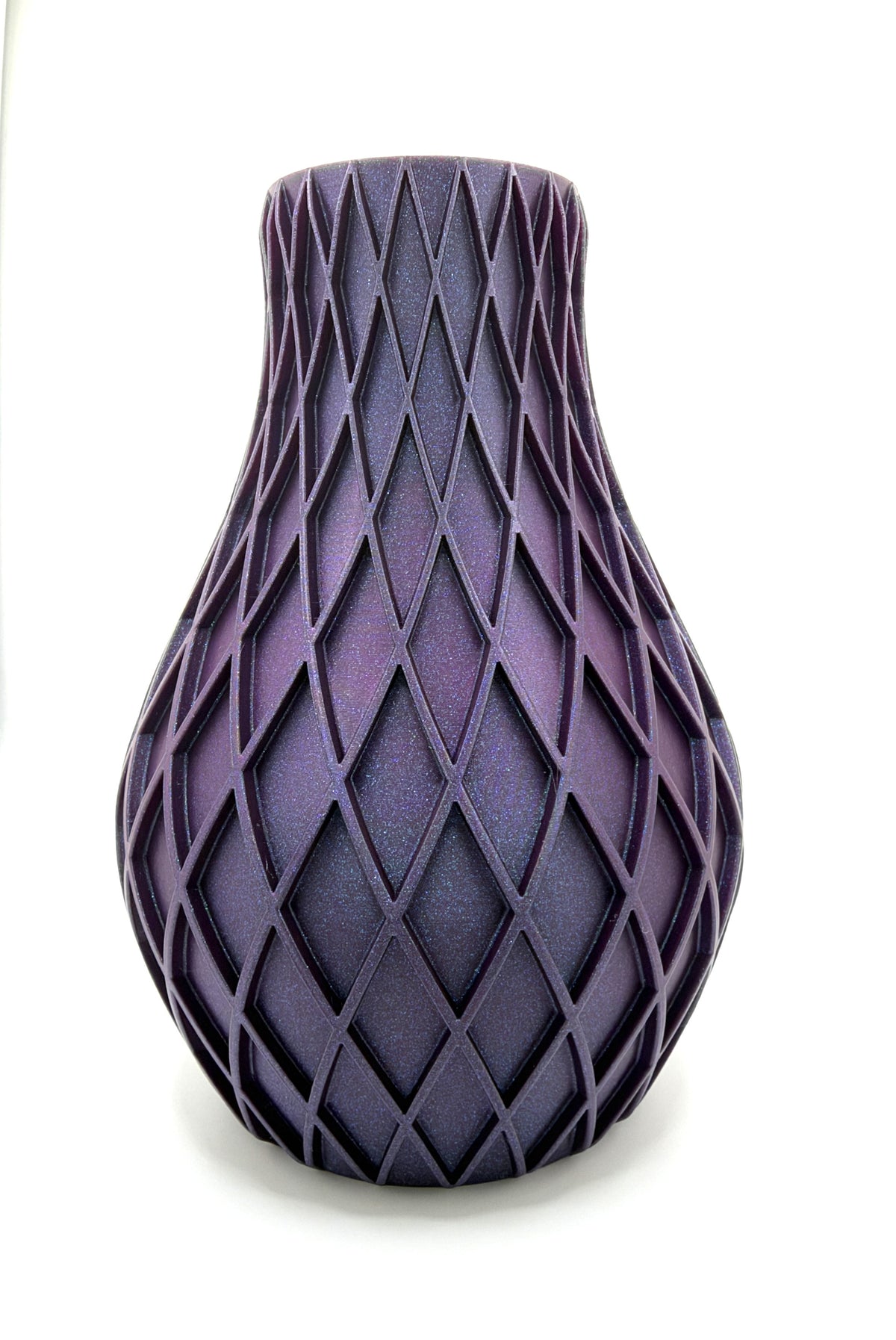 Vase mit Rautenmuster
