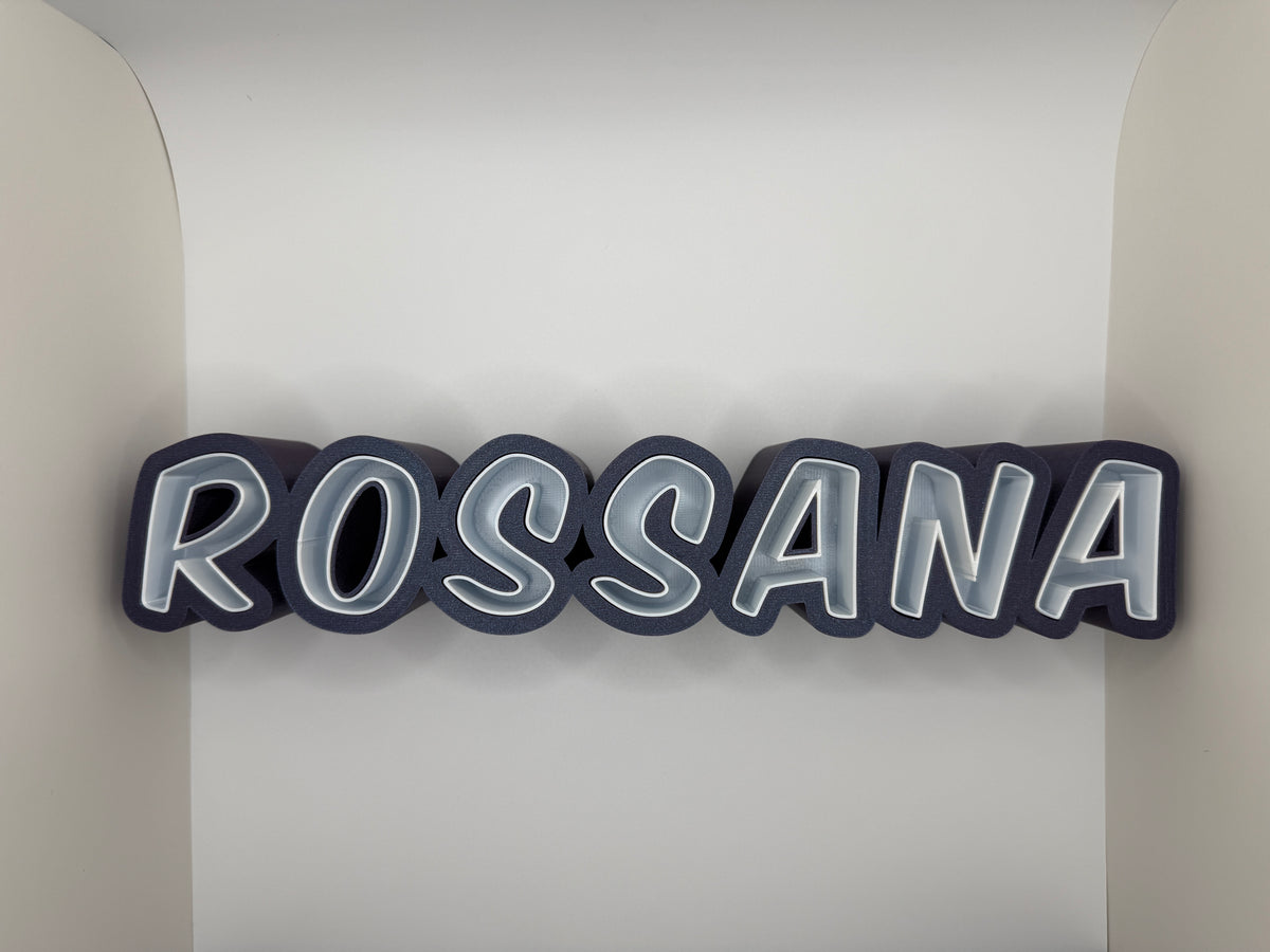 Personalisiertes 3D-Namensschild – Individuelle Namensdeko aus 3D-Druck