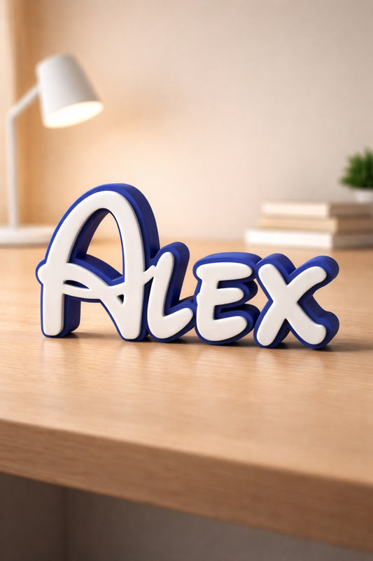 Personalisiertes 3D-Namensschild – Individuelle Namensdeko aus 3D-Druck