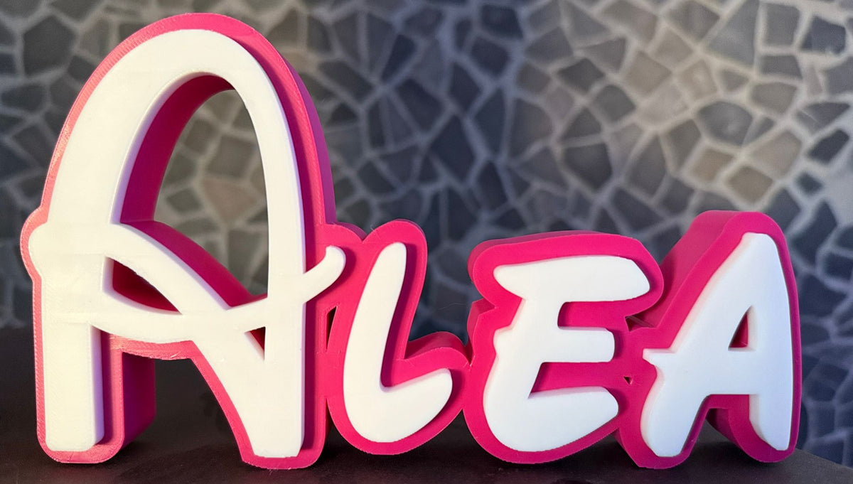 Personalisiertes 3D-Namensschild – Individuelle Namensdeko aus 3D-Druck